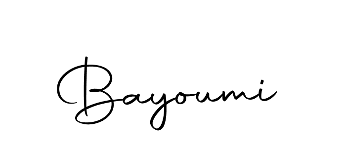 You should practise on your own different ways (Autography-DOLnW) to write your name (Bayoumi) in signature. don't let someone else do it for you. Bayoumi signature style 10 images and pictures png