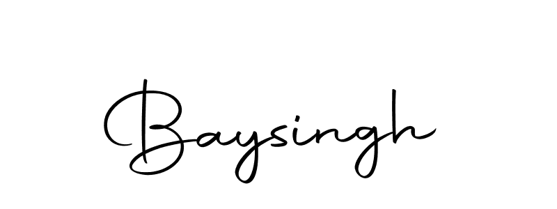 Make a beautiful signature design for name Baysingh. With this signature (Autography-DOLnW) style, you can create a handwritten signature for free. Baysingh signature style 10 images and pictures png