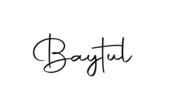 Use a signature maker to create a handwritten signature online. With this signature software, you can design (Autography-DOLnW) your own signature for name Baytul. Baytul signature style 10 images and pictures png