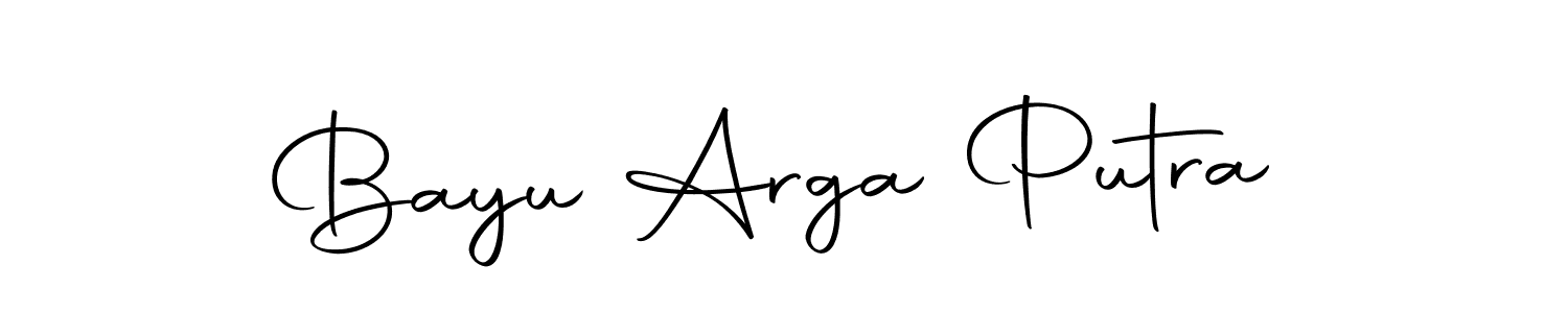 Create a beautiful signature design for name Bayu Arga Putra. With this signature (Autography-DOLnW) fonts, you can make a handwritten signature for free. Bayu Arga Putra signature style 10 images and pictures png