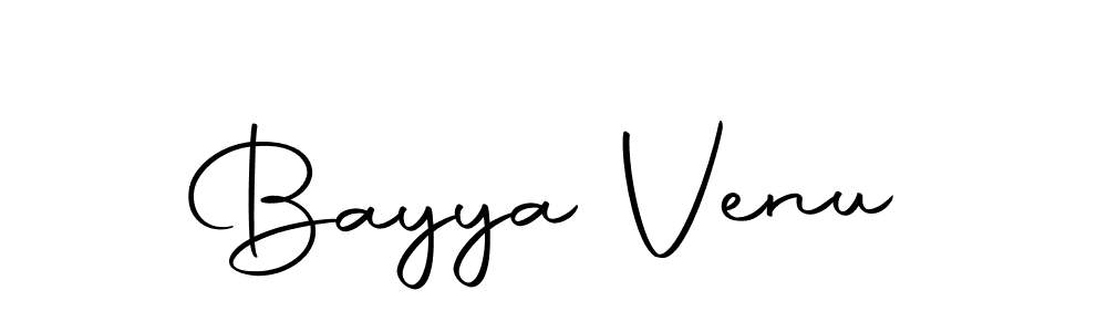 Also we have Bayya Venu name is the best signature style. Create professional handwritten signature collection using Autography-DOLnW autograph style. Bayya Venu signature style 10 images and pictures png