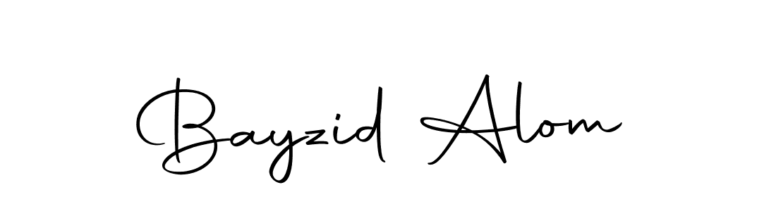 Create a beautiful signature design for name Bayzid Alom. With this signature (Autography-DOLnW) fonts, you can make a handwritten signature for free. Bayzid Alom signature style 10 images and pictures png