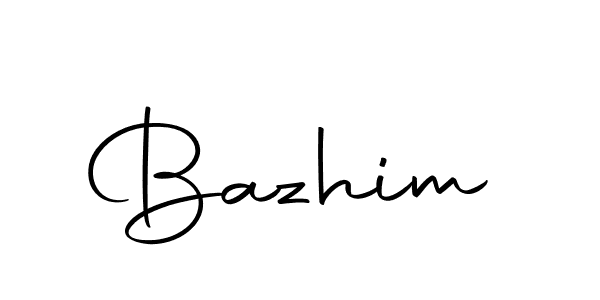 Bazhim stylish signature style. Best Handwritten Sign (Autography-DOLnW) for my name. Handwritten Signature Collection Ideas for my name Bazhim. Bazhim signature style 10 images and pictures png