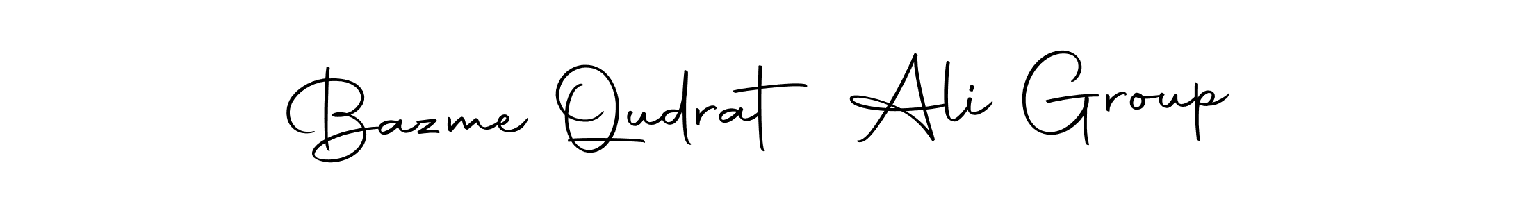Design your own signature with our free online signature maker. With this signature software, you can create a handwritten (Autography-DOLnW) signature for name Bazme Qudrat Ali Group. Bazme Qudrat Ali Group signature style 10 images and pictures png
