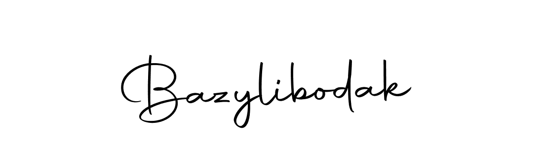 Design your own signature with our free online signature maker. With this signature software, you can create a handwritten (Autography-DOLnW) signature for name Bazylibodak. Bazylibodak signature style 10 images and pictures png