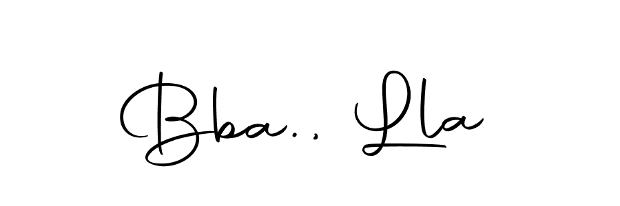 Design your own signature with our free online signature maker. With this signature software, you can create a handwritten (Autography-DOLnW) signature for name Bba., Lla. Bba., Lla signature style 10 images and pictures png