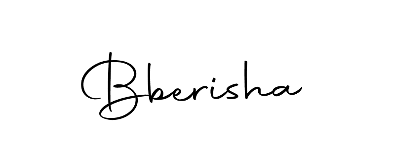 Use a signature maker to create a handwritten signature online. With this signature software, you can design (Autography-DOLnW) your own signature for name Bberisha. Bberisha signature style 10 images and pictures png