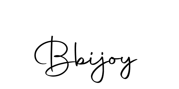 Use a signature maker to create a handwritten signature online. With this signature software, you can design (Autography-DOLnW) your own signature for name Bbijoy. Bbijoy signature style 10 images and pictures png