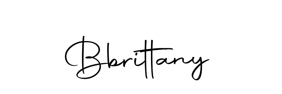 Create a beautiful signature design for name Bbrittany. With this signature (Autography-DOLnW) fonts, you can make a handwritten signature for free. Bbrittany signature style 10 images and pictures png