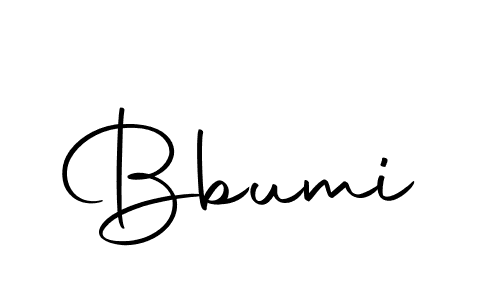 Create a beautiful signature design for name Bbumi. With this signature (Autography-DOLnW) fonts, you can make a handwritten signature for free. Bbumi signature style 10 images and pictures png