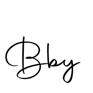 Create a beautiful signature design for name Bby. With this signature (Autography-DOLnW) fonts, you can make a handwritten signature for free. Bby signature style 10 images and pictures png