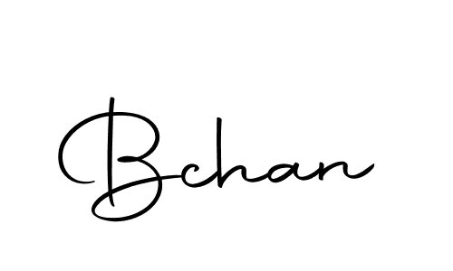 Make a beautiful signature design for name Bchan. With this signature (Autography-DOLnW) style, you can create a handwritten signature for free. Bchan signature style 10 images and pictures png