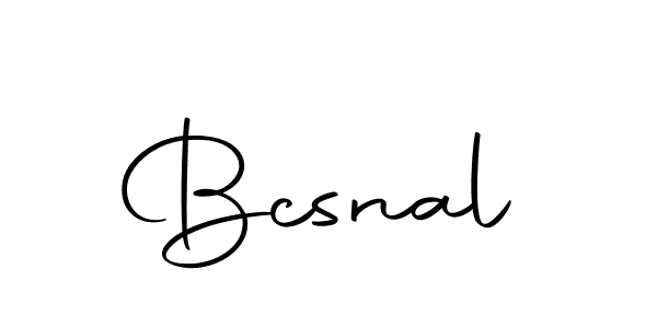 Make a beautiful signature design for name Bcsnal. With this signature (Autography-DOLnW) style, you can create a handwritten signature for free. Bcsnal signature style 10 images and pictures png