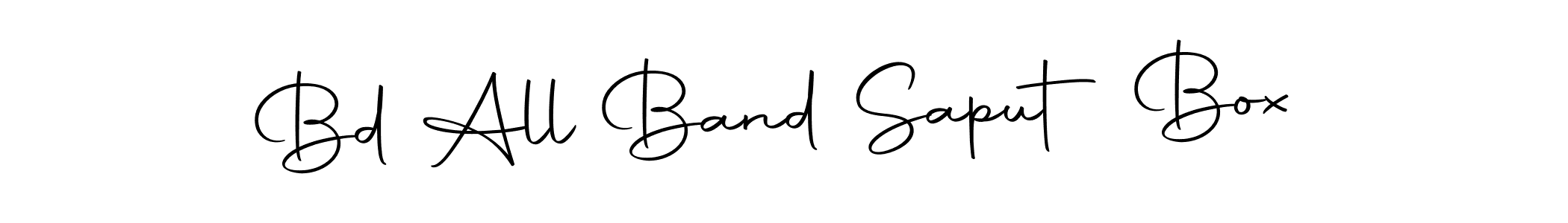 How to make Bd All Band Saput Box name signature. Use Autography-DOLnW style for creating short signs online. This is the latest handwritten sign. Bd All Band Saput Box signature style 10 images and pictures png