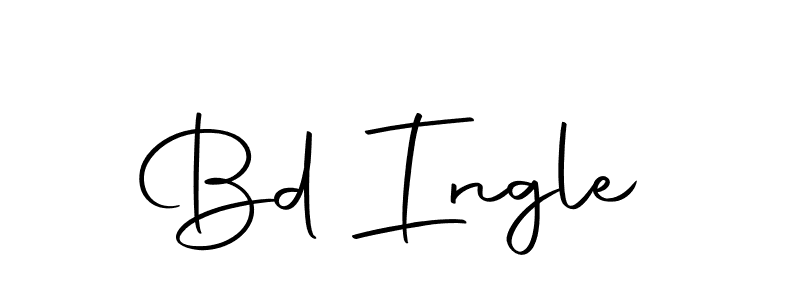 This is the best signature style for the Bd Ingle name. Also you like these signature font (Autography-DOLnW). Mix name signature. Bd Ingle signature style 10 images and pictures png