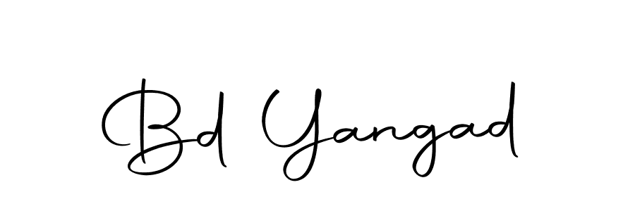 Use a signature maker to create a handwritten signature online. With this signature software, you can design (Autography-DOLnW) your own signature for name Bd Yangad. Bd Yangad signature style 10 images and pictures png