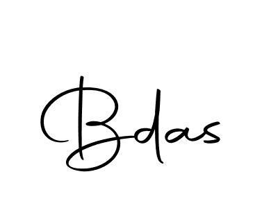You should practise on your own different ways (Autography-DOLnW) to write your name (Bdas) in signature. don't let someone else do it for you. Bdas signature style 10 images and pictures png
