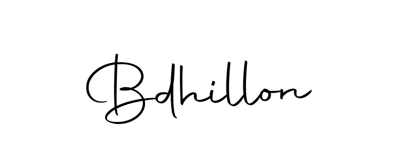Make a short Bdhillon signature style. Manage your documents anywhere anytime using Autography-DOLnW. Create and add eSignatures, submit forms, share and send files easily. Bdhillon signature style 10 images and pictures png