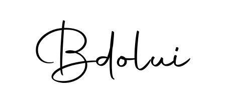 An effortless, minimalist signature concept for Bdolui using Autography-DOLnW design. Clean lines that look great on any document. Bdolui signature style 10 images and pictures png