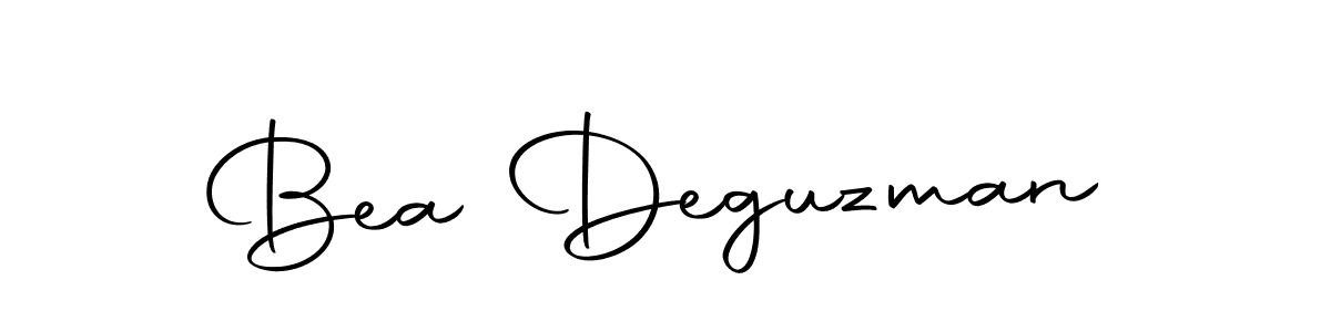 Design your own signature with our free online signature maker. With this signature software, you can create a handwritten (Autography-DOLnW) signature for name Bea Deguzman. Bea Deguzman signature style 10 images and pictures png