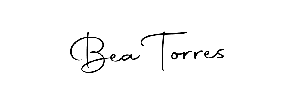 Make a beautiful signature design for name Bea Torres. With this signature (Autography-DOLnW) style, you can create a handwritten signature for free. Bea Torres signature style 10 images and pictures png