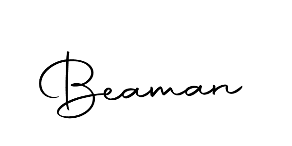 Design your own signature with our free online signature maker. With this signature software, you can create a handwritten (Autography-DOLnW) signature for name Beaman. Beaman signature style 10 images and pictures png