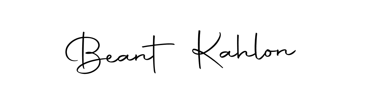 You can use this online signature creator to create a handwritten signature for the name Beant Kahlon. This is the best online autograph maker. Beant Kahlon signature style 10 images and pictures png