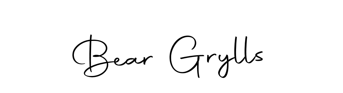 Bear Grylls stylish signature style. Best Handwritten Sign (Autography-DOLnW) for my name. Handwritten Signature Collection Ideas for my name Bear Grylls. Bear Grylls signature style 10 images and pictures png