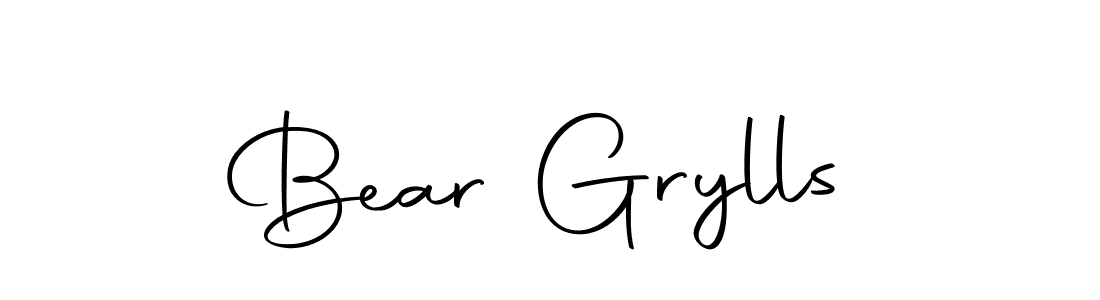 Bear Grylls stylish signature style. Best Handwritten Sign (Autography-DOLnW) for my name. Handwritten Signature Collection Ideas for my name Bear Grylls. Bear Grylls signature style 10 images and pictures png