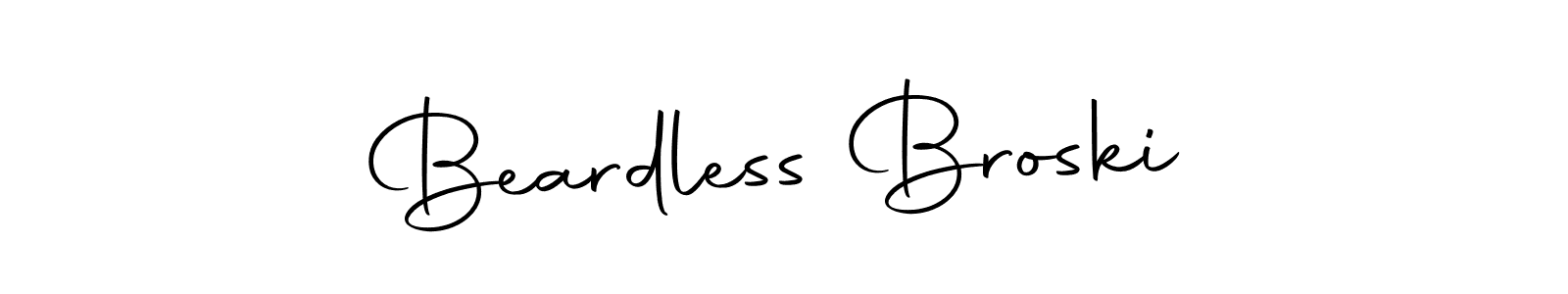 Check out images of Autograph of Beardless Broski name. Actor Beardless Broski Signature Style. Autography-DOLnW is a professional sign style online. Beardless Broski signature style 10 images and pictures png