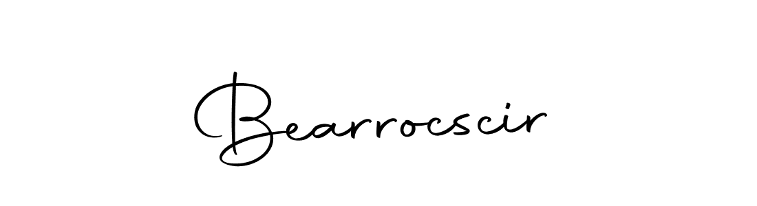 You can use this online signature creator to create a handwritten signature for the name Bearrocscir. This is the best online autograph maker. Bearrocscir signature style 10 images and pictures png