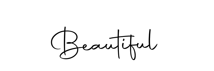 Make a beautiful signature design for name Beautiful. With this signature (Autography-DOLnW) style, you can create a handwritten signature for free. Beautiful signature style 10 images and pictures png
