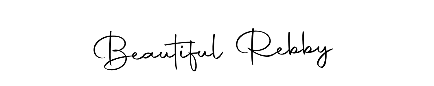 The best way (Autography-DOLnW) to make a short signature is to pick only two or three words in your name. The name Beautiful Rebby include a total of six letters. For converting this name. Beautiful Rebby signature style 10 images and pictures png