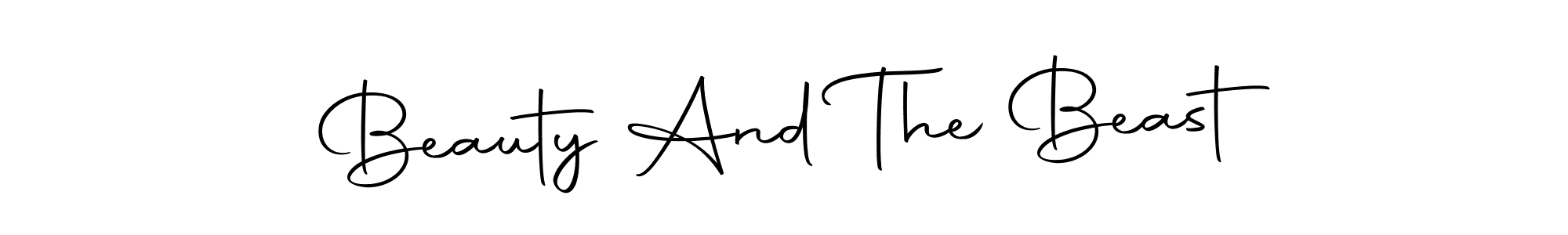 Make a beautiful signature design for name Beauty And The Beast. With this signature (Autography-DOLnW) style, you can create a handwritten signature for free. Beauty And The Beast signature style 10 images and pictures png