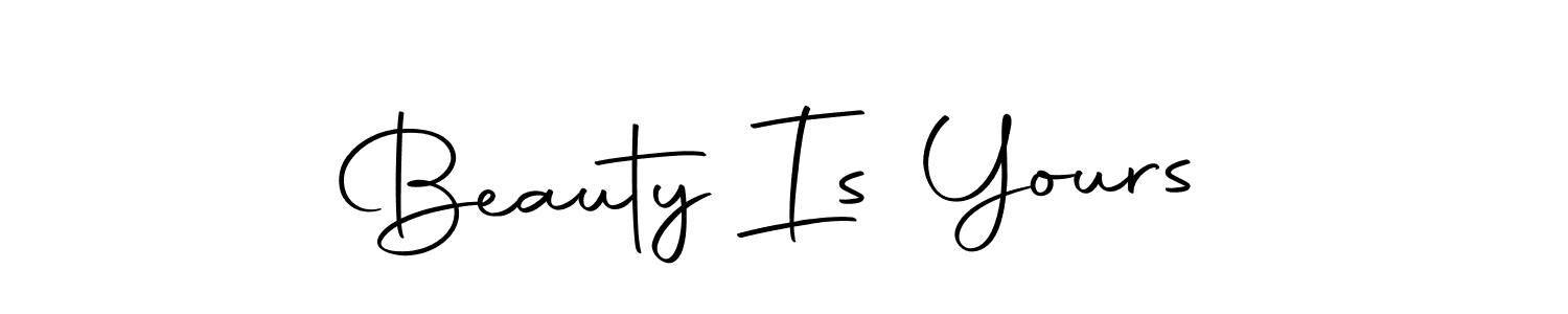 Make a beautiful signature design for name Beauty Is Yours. With this signature (Autography-DOLnW) style, you can create a handwritten signature for free. Beauty Is Yours signature style 10 images and pictures png