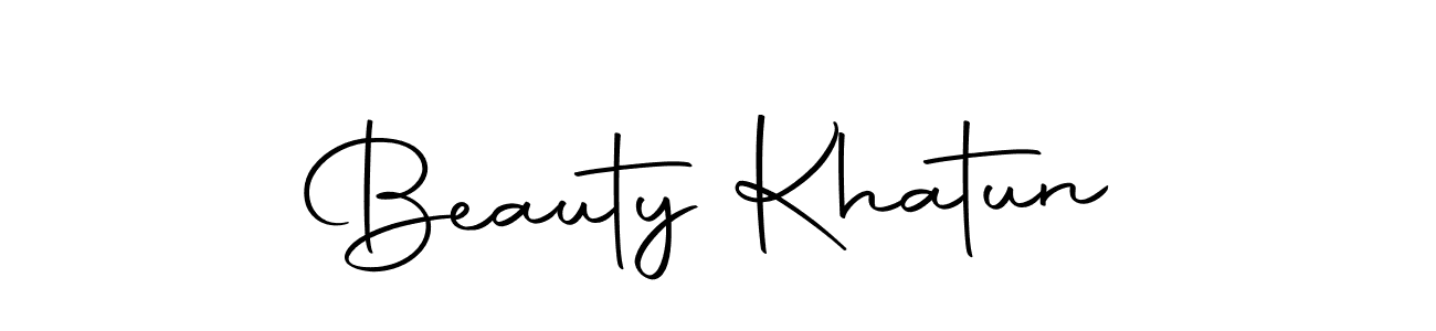 How to make Beauty Khatun name signature. Use Autography-DOLnW style for creating short signs online. This is the latest handwritten sign. Beauty Khatun signature style 10 images and pictures png