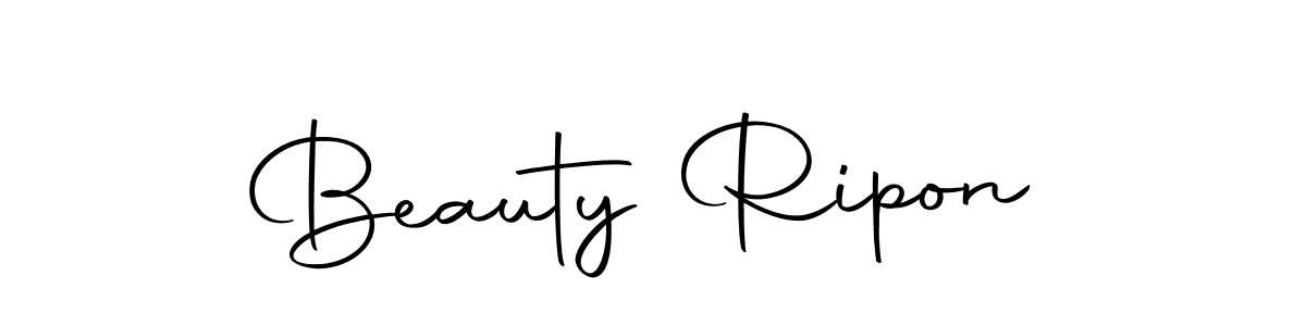 Make a short Beauty Ripon signature style. Manage your documents anywhere anytime using Autography-DOLnW. Create and add eSignatures, submit forms, share and send files easily. Beauty Ripon signature style 10 images and pictures png
