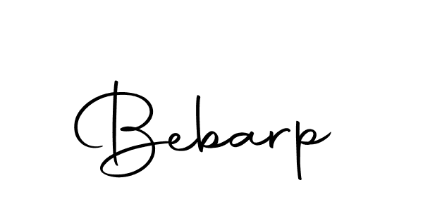 You should practise on your own different ways (Autography-DOLnW) to write your name (Bebarp) in signature. don't let someone else do it for you. Bebarp signature style 10 images and pictures png