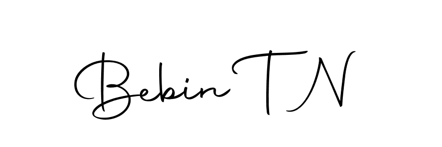 Autography-DOLnW is a professional signature style that is perfect for those who want to add a touch of class to their signature. It is also a great choice for those who want to make their signature more unique. Get Bebin T N name to fancy signature for free. Bebin T N signature style 10 images and pictures png