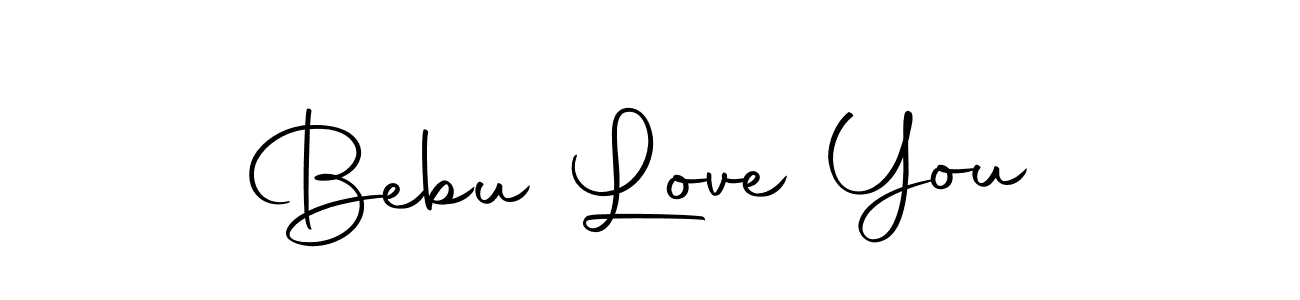 The best way (Autography-DOLnW) to make a short signature is to pick only two or three words in your name. The name Bebu Love You include a total of six letters. For converting this name. Bebu Love You signature style 10 images and pictures png