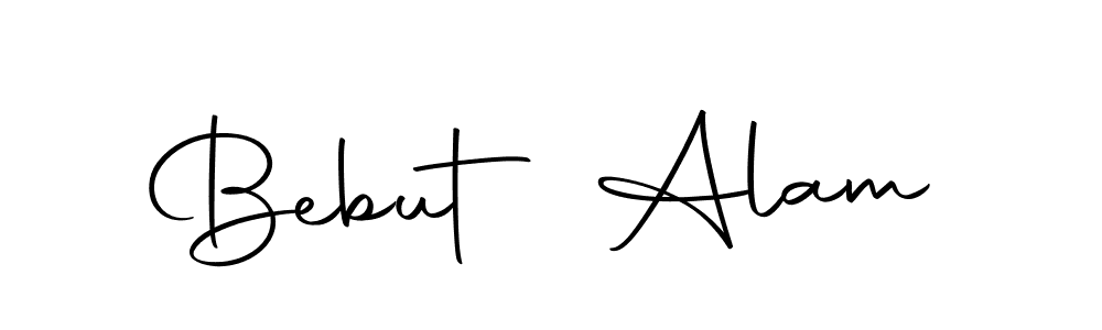 Bebut Alam stylish signature style. Best Handwritten Sign (Autography-DOLnW) for my name. Handwritten Signature Collection Ideas for my name Bebut Alam. Bebut Alam signature style 10 images and pictures png