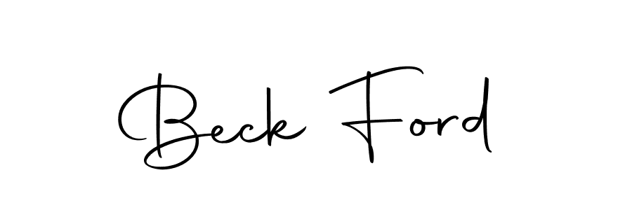 You should practise on your own different ways (Autography-DOLnW) to write your name (Beck Ford) in signature. don't let someone else do it for you. Beck Ford signature style 10 images and pictures png