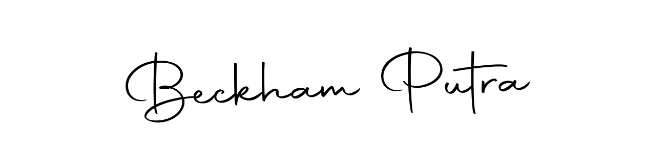 Create a beautiful signature design for name Beckham Putra. With this signature (Autography-DOLnW) fonts, you can make a handwritten signature for free. Beckham Putra signature style 10 images and pictures png