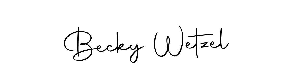 Make a short Becky Wetzel signature style. Manage your documents anywhere anytime using Autography-DOLnW. Create and add eSignatures, submit forms, share and send files easily. Becky Wetzel signature style 10 images and pictures png