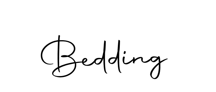 Create a beautiful signature design for name Bedding. With this signature (Autography-DOLnW) fonts, you can make a handwritten signature for free. Bedding signature style 10 images and pictures png