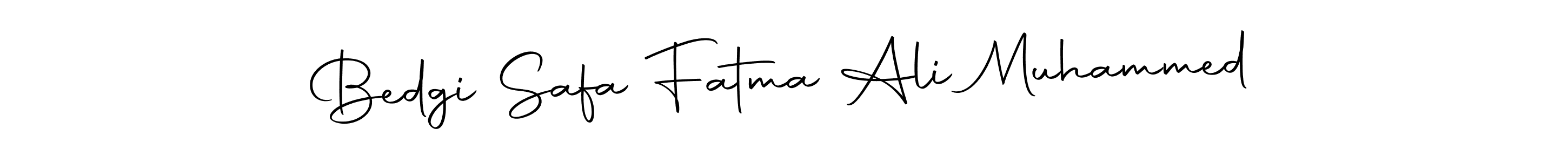 Here are the top 10 professional signature styles for the name Bedgi Safa Fatma Ali Muhammed. These are the best autograph styles you can use for your name. Bedgi Safa Fatma Ali Muhammed signature style 10 images and pictures png