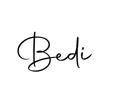 You should practise on your own different ways (Autography-DOLnW) to write your name (Bedi) in signature. don't let someone else do it for you. Bedi signature style 10 images and pictures png