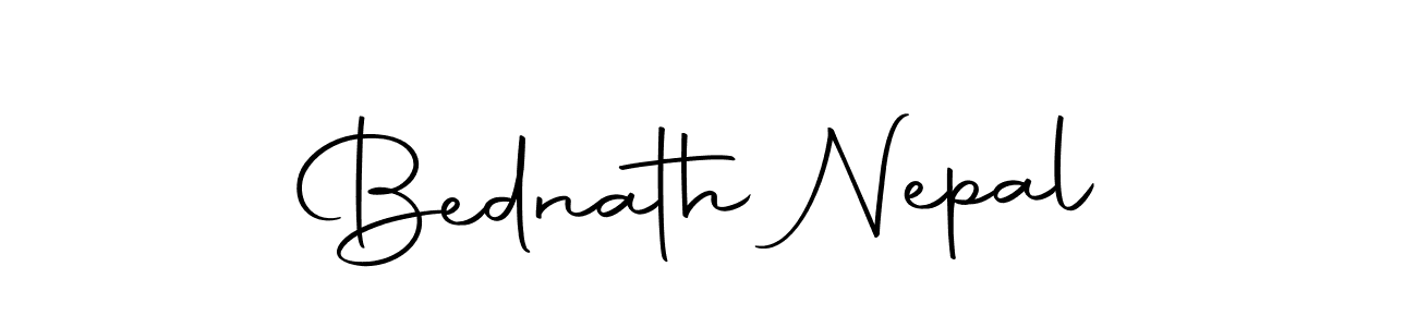 How to make Bednath Nepal signature? Autography-DOLnW is a professional autograph style. Create handwritten signature for Bednath Nepal name. Bednath Nepal signature style 10 images and pictures png