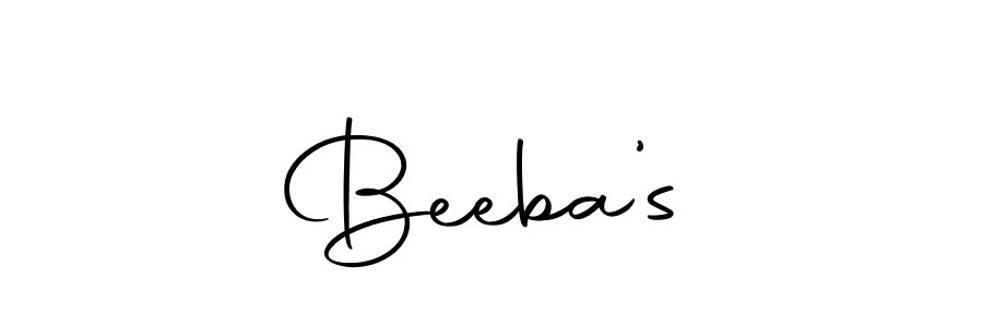 How to make Beeba’s name signature. Use Autography-DOLnW style for creating short signs online. This is the latest handwritten sign. Beeba’s signature style 10 images and pictures png