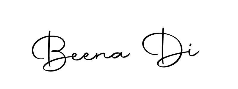 Beena Di stylish signature style. Best Handwritten Sign (Autography-DOLnW) for my name. Handwritten Signature Collection Ideas for my name Beena Di. Beena Di signature style 10 images and pictures png